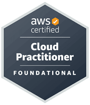 AWS Cloud Practitioner Course certificate