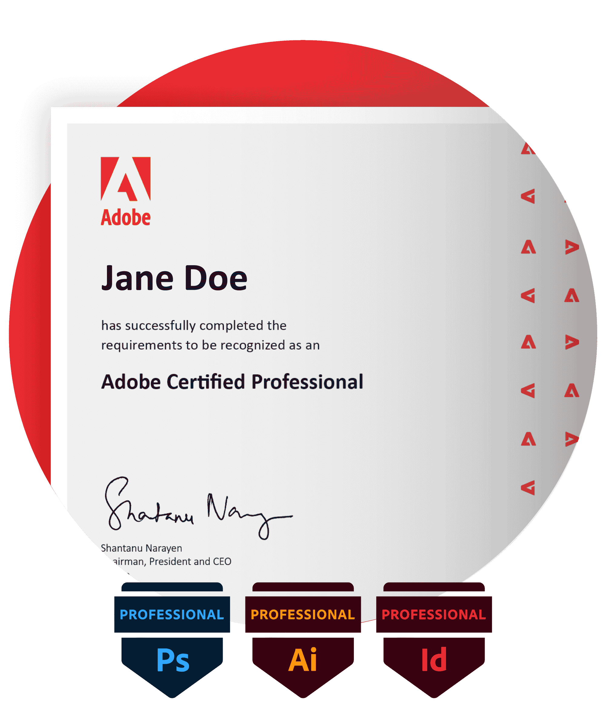 Graphic Designer Associate Course certificate