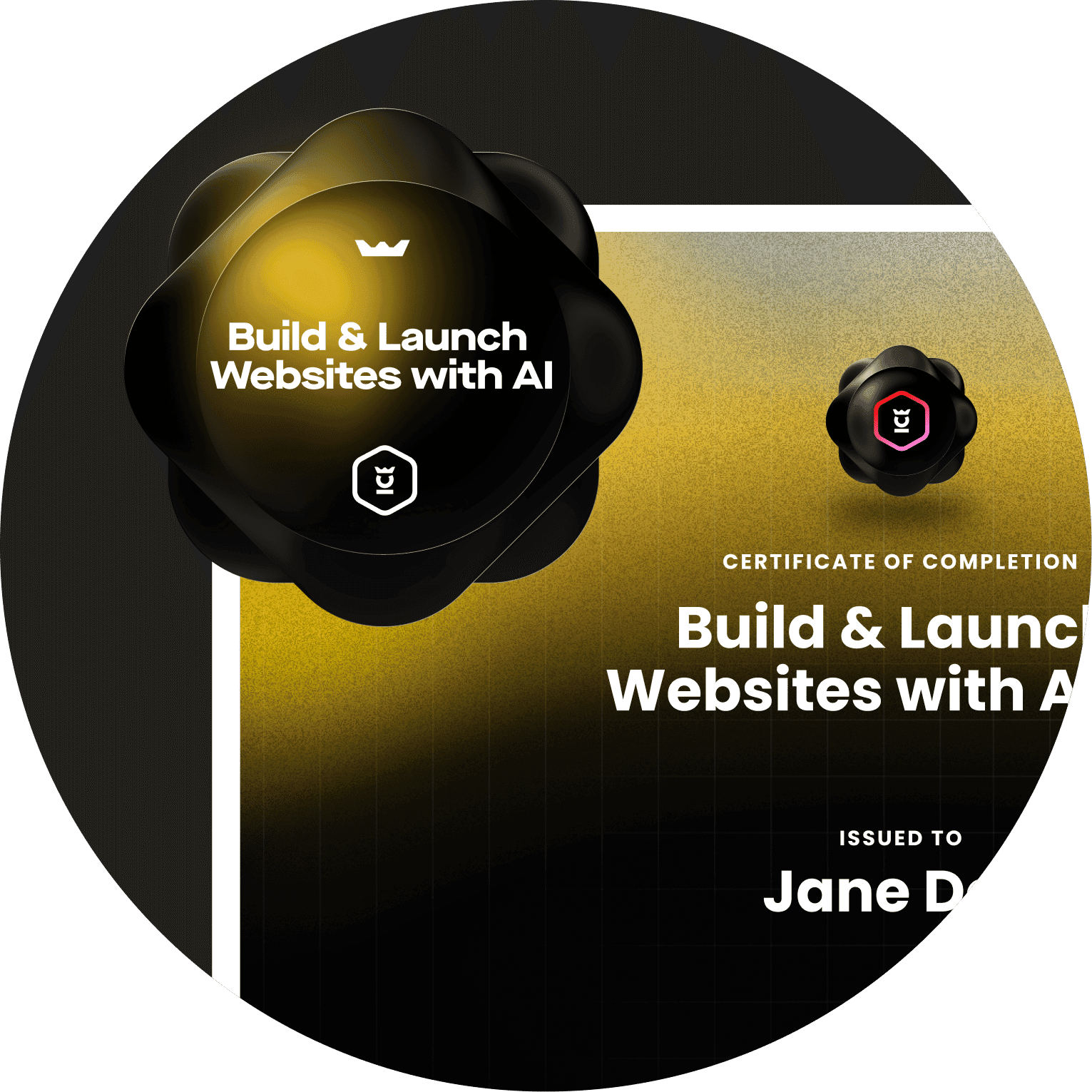 Gglobal certification BUILD WEBSITES WITH AI