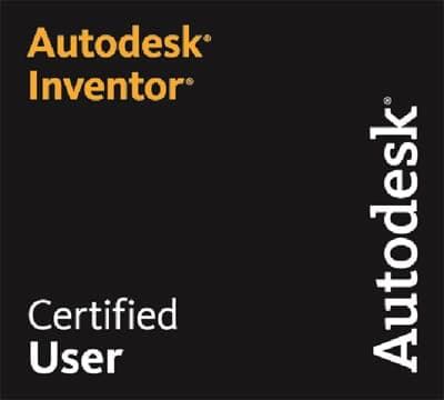 Inventor User Course certificate