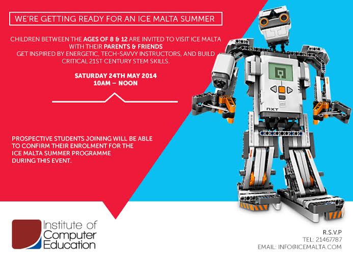Robotics Invitation - Summer 2014