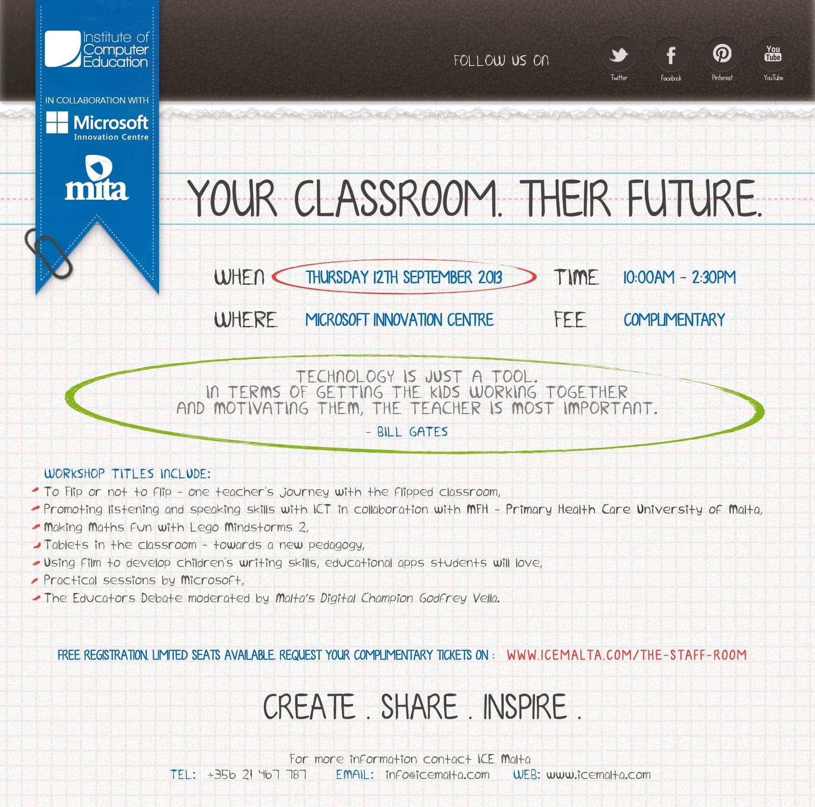 Your Classroom. Their Future be our guest1