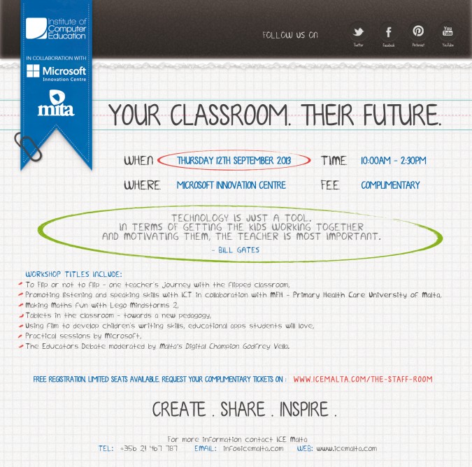 Your Classroom. Their Future – be our guest
