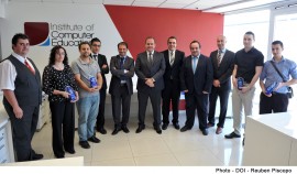 Dr Cardona, ICE Malta team, Cisco team and winners