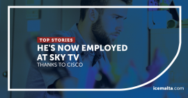 now employed at sky TV – Ryan